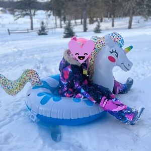 EUC Bluemagic Snowsuit Girls 10-11 (150)